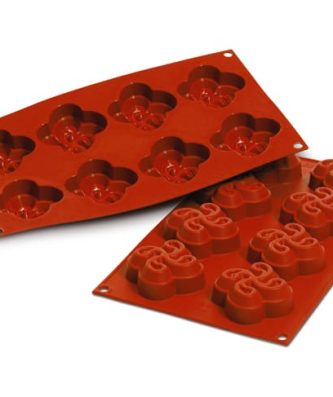 Moule silicone 8 croix basque