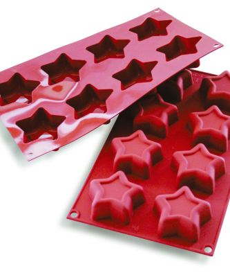 Moule silicone 8 étoiles