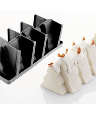 Moule à bûche silicone Sapin