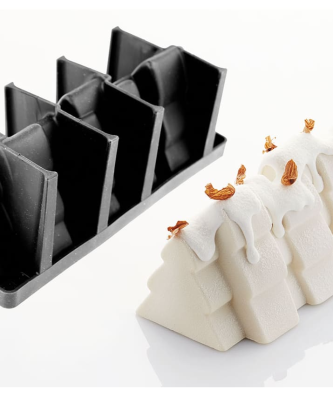 Moule à bûche silicone Sapin