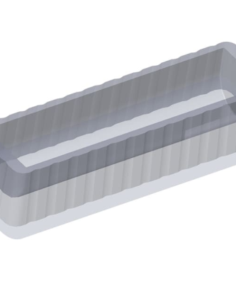 Moule à bûche demi-ronde (x 6)