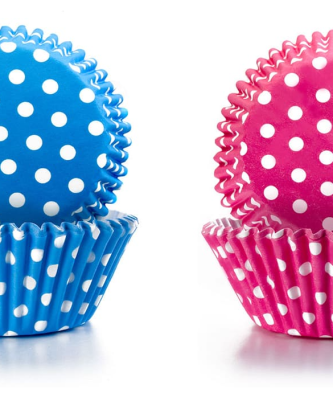 Moule à cupcakes à pois