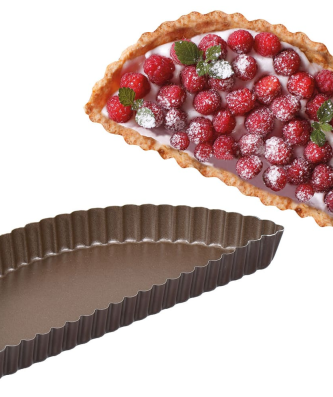 Moule demi tarte cannelée