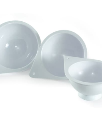 Moule demi-sphère en polystyrène (x 3)