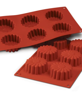 Moule silicone 6 marguerites