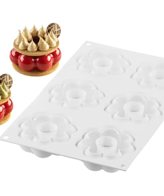 Moule silicone 6 truffle crown