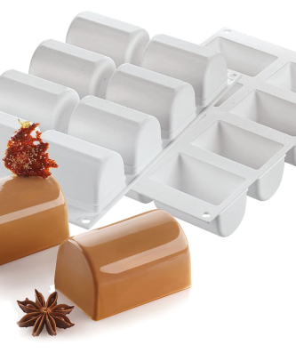 Moule silicone 8 bûchettes