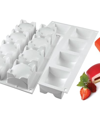 Moule silicone 8 carrés sphères