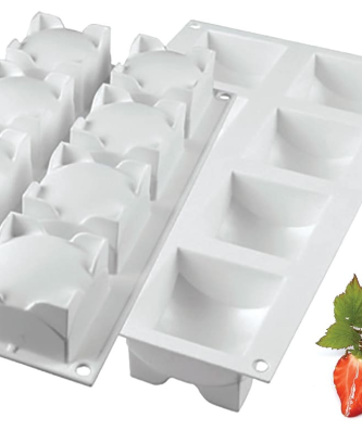 Moule silicone 8 carrés sphères