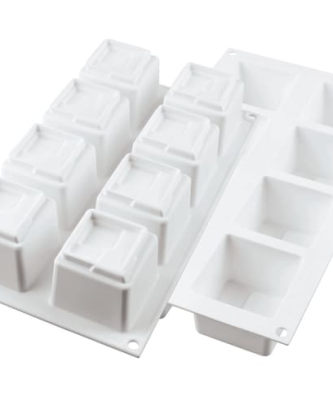 Moule silicone 8 cubes Kuadro