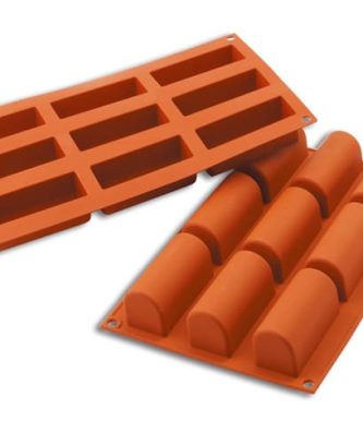Moule silicone 9 bûchettes
