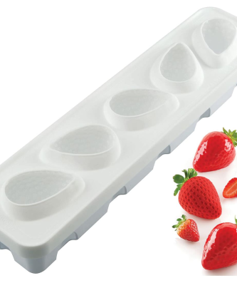 Moule silicone 5 fraises