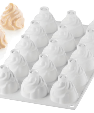 Moule 15 mini rosaces chantilly