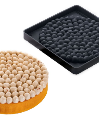 Moule silicone décor noisettes