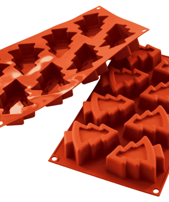 Moule silicone 8 sapins