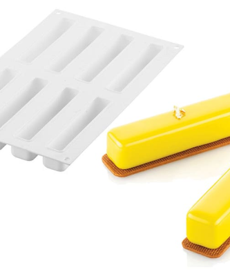 Moule 8 Stripe éclairs