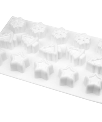 Moule silicone 15 sujets noël