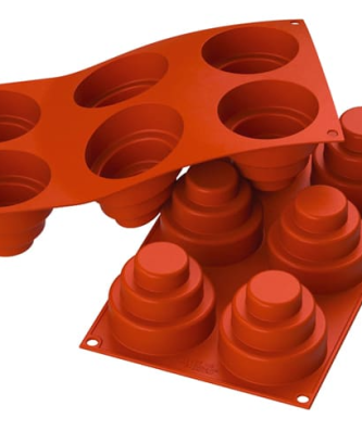 Moule silicone 6 mini wonder cakes