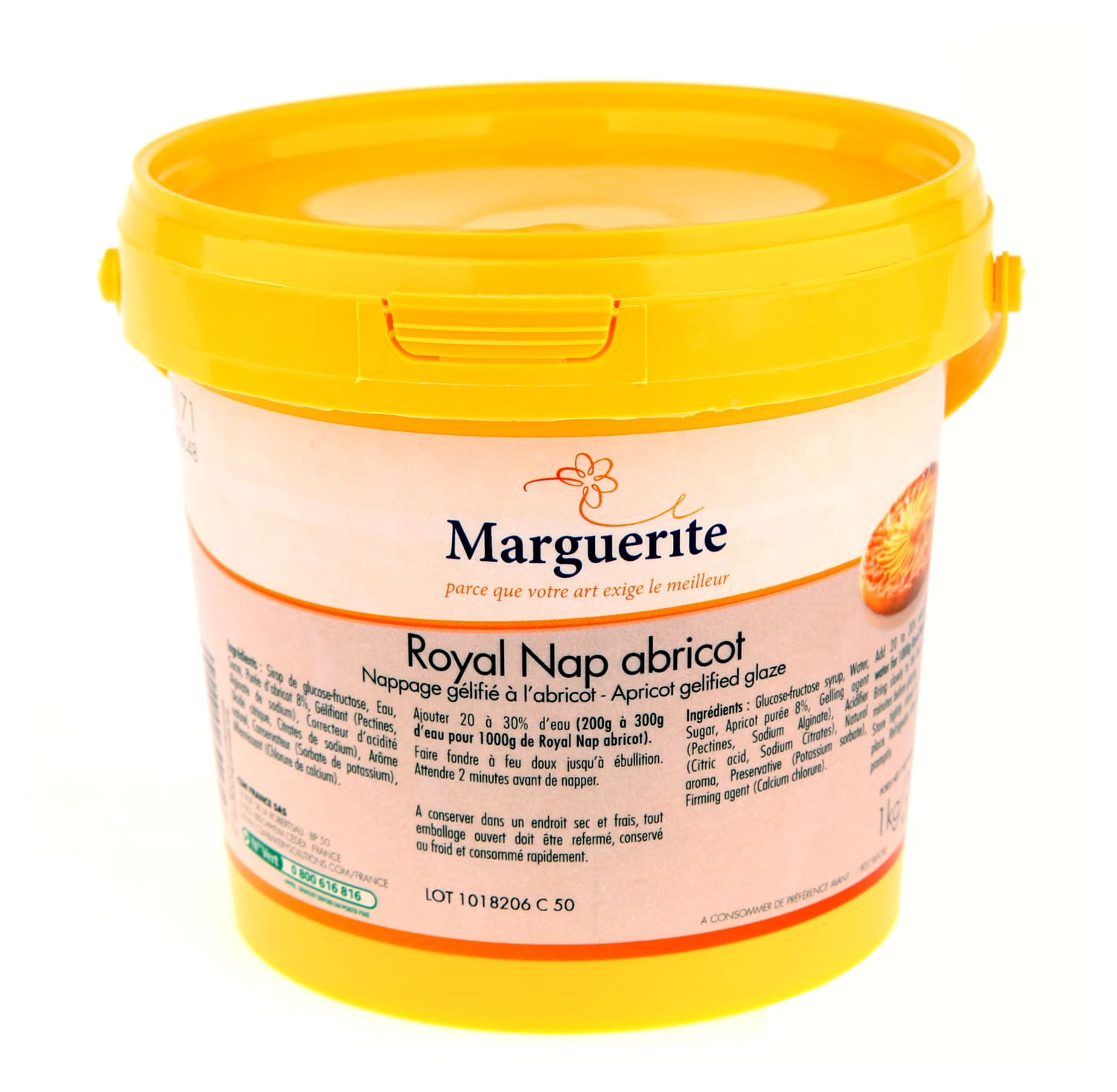 Glaçage blond aux abricots