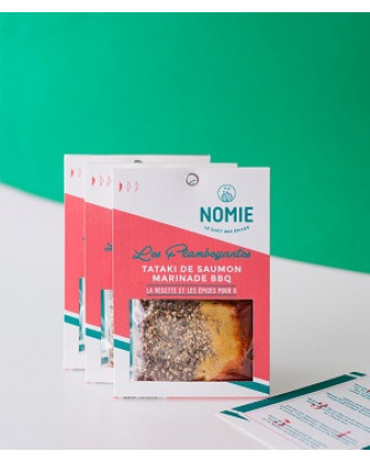 Les Flamboyantes. Mélange Pour Tataki De Saumon Marinade Bbq