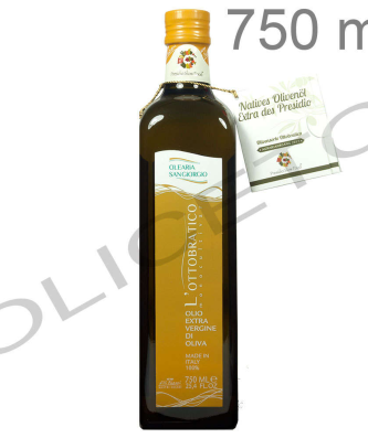 Huile d'olive extra vierge Ottobratico 750 ml - Olearia San Giorgio