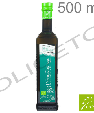 Huile d'olive extra vierge biologique Aspromontano 500 ml - Olearia San Giorgio
