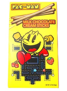 Pac-Man Milk Chocolate Cream Sticks