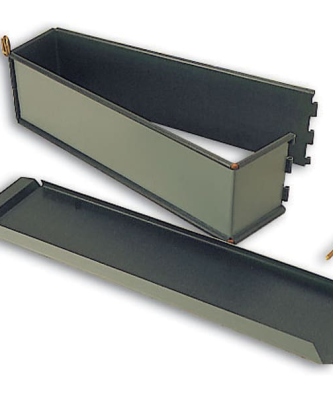 Moule à pâté long uni fond