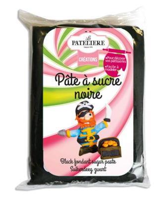 Pâte à sucre noire