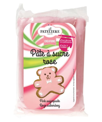 Pâte à sucre rose