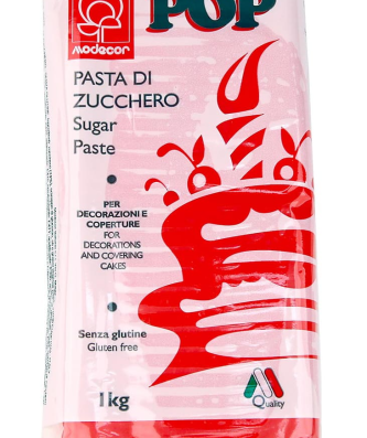 Pâte à sucre rouge