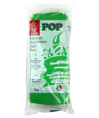 Pâte à sucre vert anis