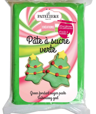 Pâte à sucre verte