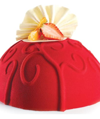 Pavocake - moule dôme baroque