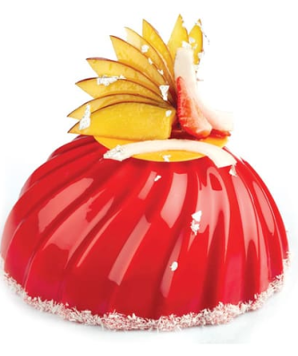 Pavocake - moule dôme relief