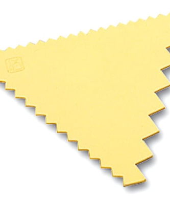 Peigne à décor 3 côtés en plastique