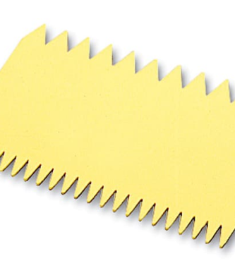 Peigne à décor 2 côtés en polypropylène