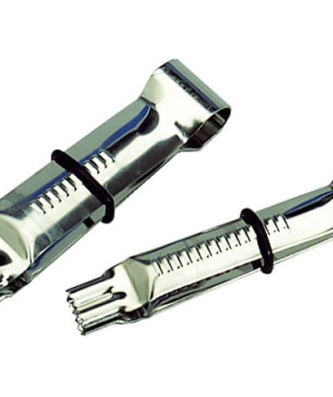 Pince à gaufrer cannelée