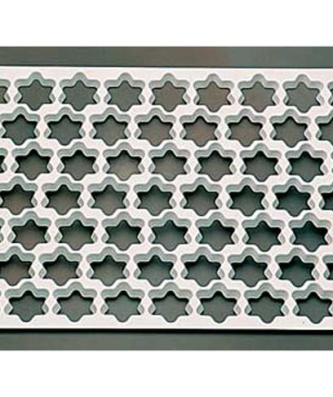 Plaque découpoir 63 étoiles