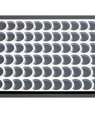 Plaque découpoir 78 croissants de lune