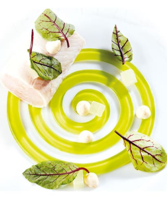 Plaque silicone 6 empreintes rond spirale