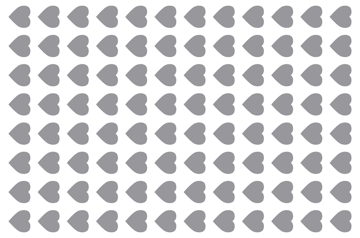 Pochoir à biscuit cœur