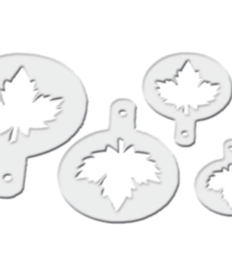 Pochoir feuille d'érable (x5)