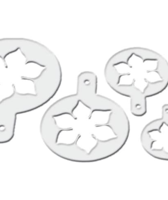 Pochoir fleur de lotus (x5)