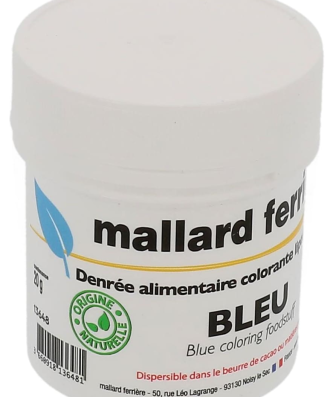 Poudre naturelle alimentaire colorante 20 g