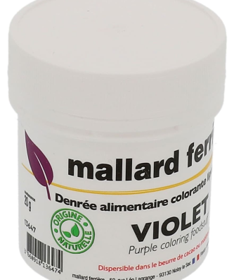 Poudre naturelle alimentaire colorante 20 g