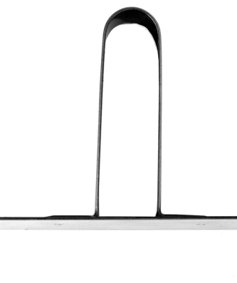 Poussoir à nonnettes rectangles