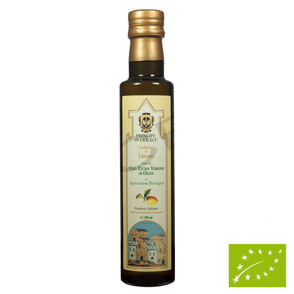 Principe di Gerace Huile d'Olive Extra Vierge Bio et Citron Vert 250ml - Mediterranea Foods