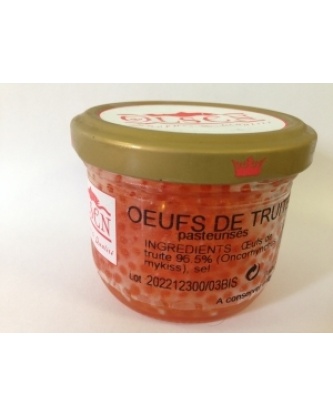 Oeufs de truite verrine de 90g