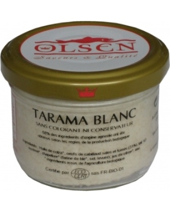 Tarama blanc nature bio verrine de 90g